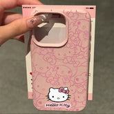 Hello Kitty & Kuromi Y2K Leather Case for iPhone